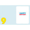 Picture of 9 TODAY BIRTHDAY CARD